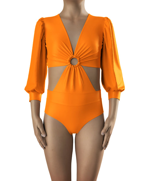 KYLIE Leotard Base - Orange